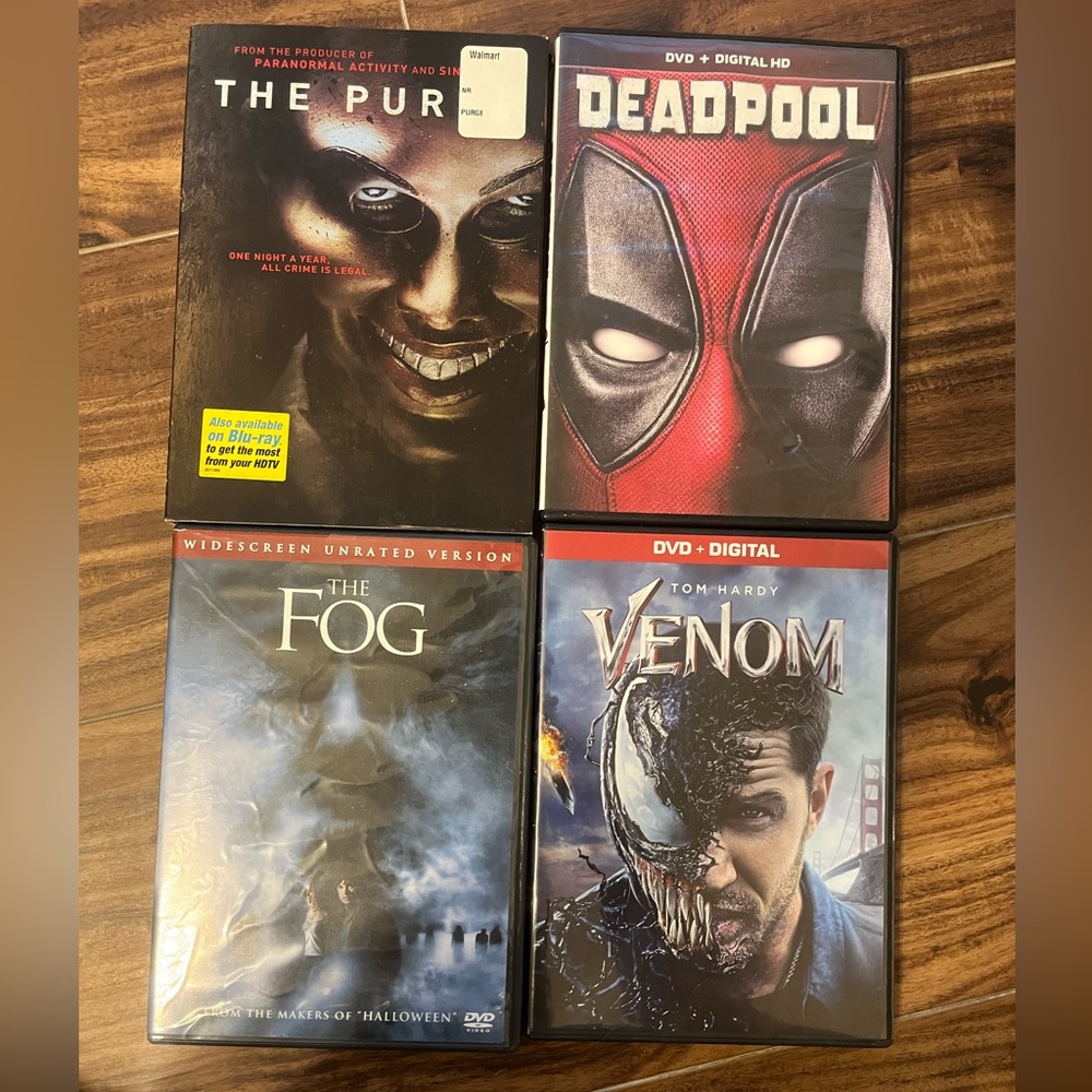 Lot of 4 DVD’s - Thriller/Horror